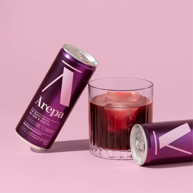 The Brain Drink Lite & Sparkling Blackcurrant (for calm & clarity) 250ml - Slowood
