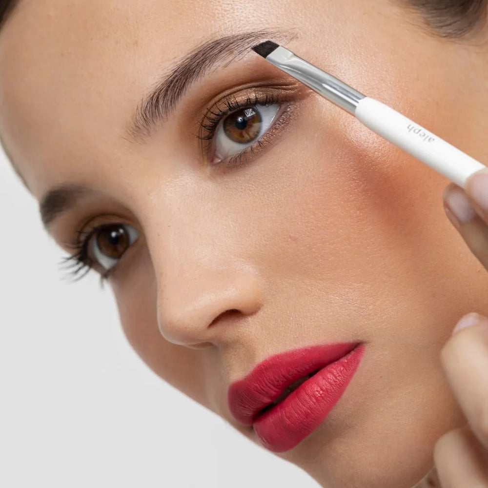 Vegan Duo Liner/Brow Brush - Slowood