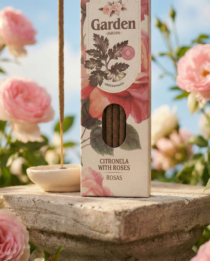 Incense Garden Citronella & Roses - Slowood