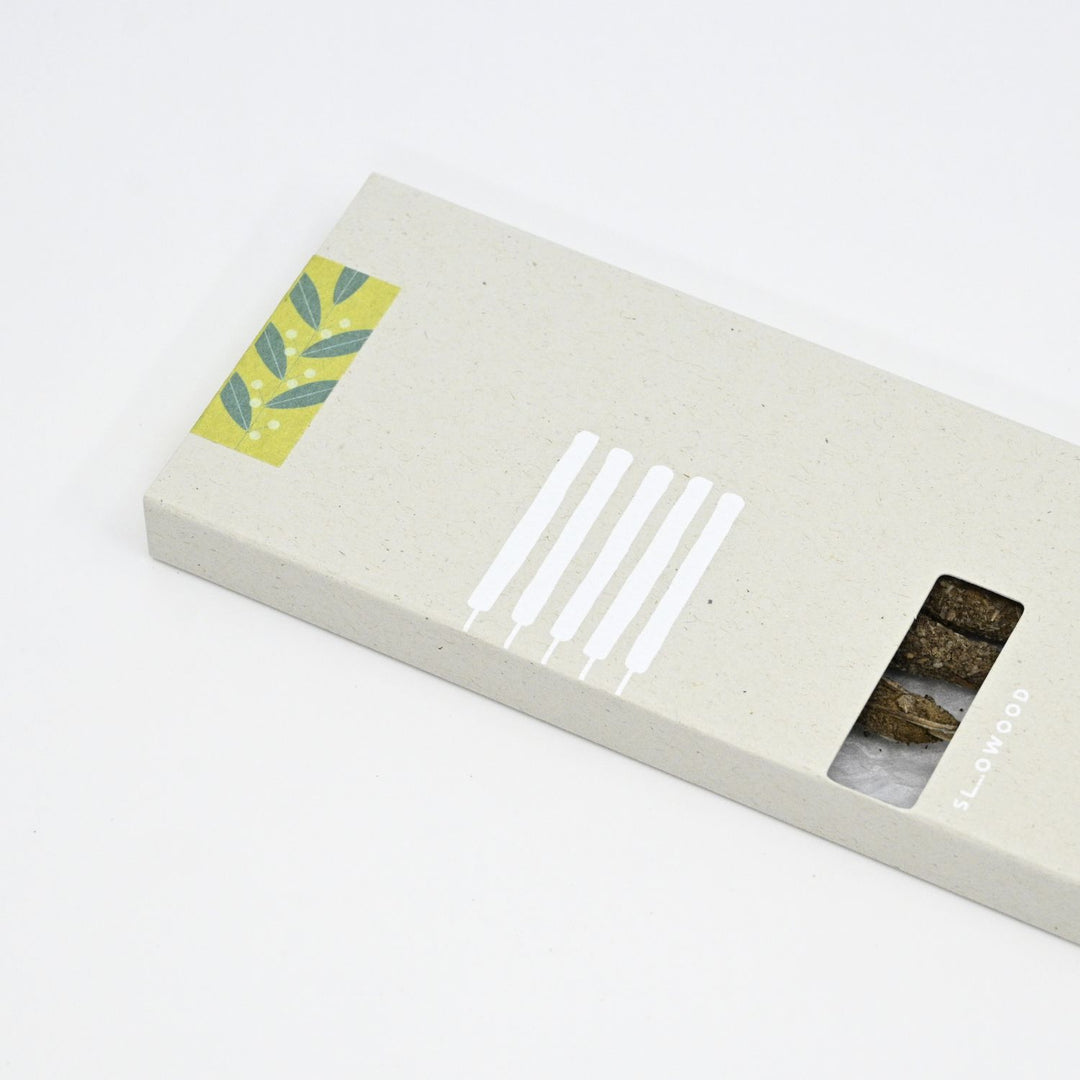 Natural Hand Rolled Incense Sticks (5pcs) Sage Leaves - Slowood