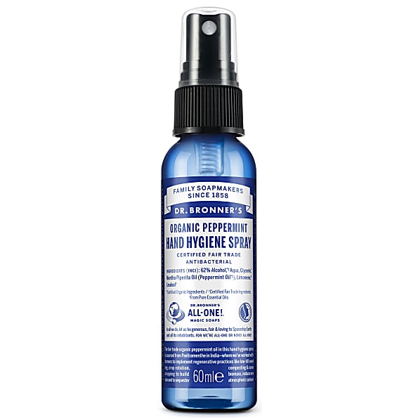 Organic Peppermint Hand Hygiene Spray 60ml