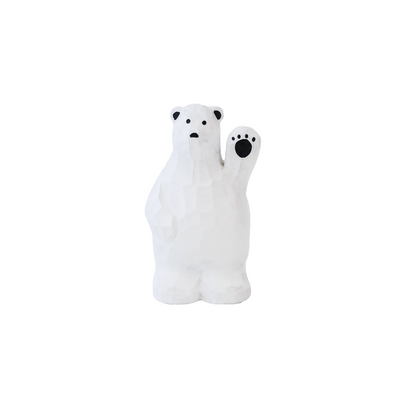 Handmade Wooden Carving Polar Bear - Slowood