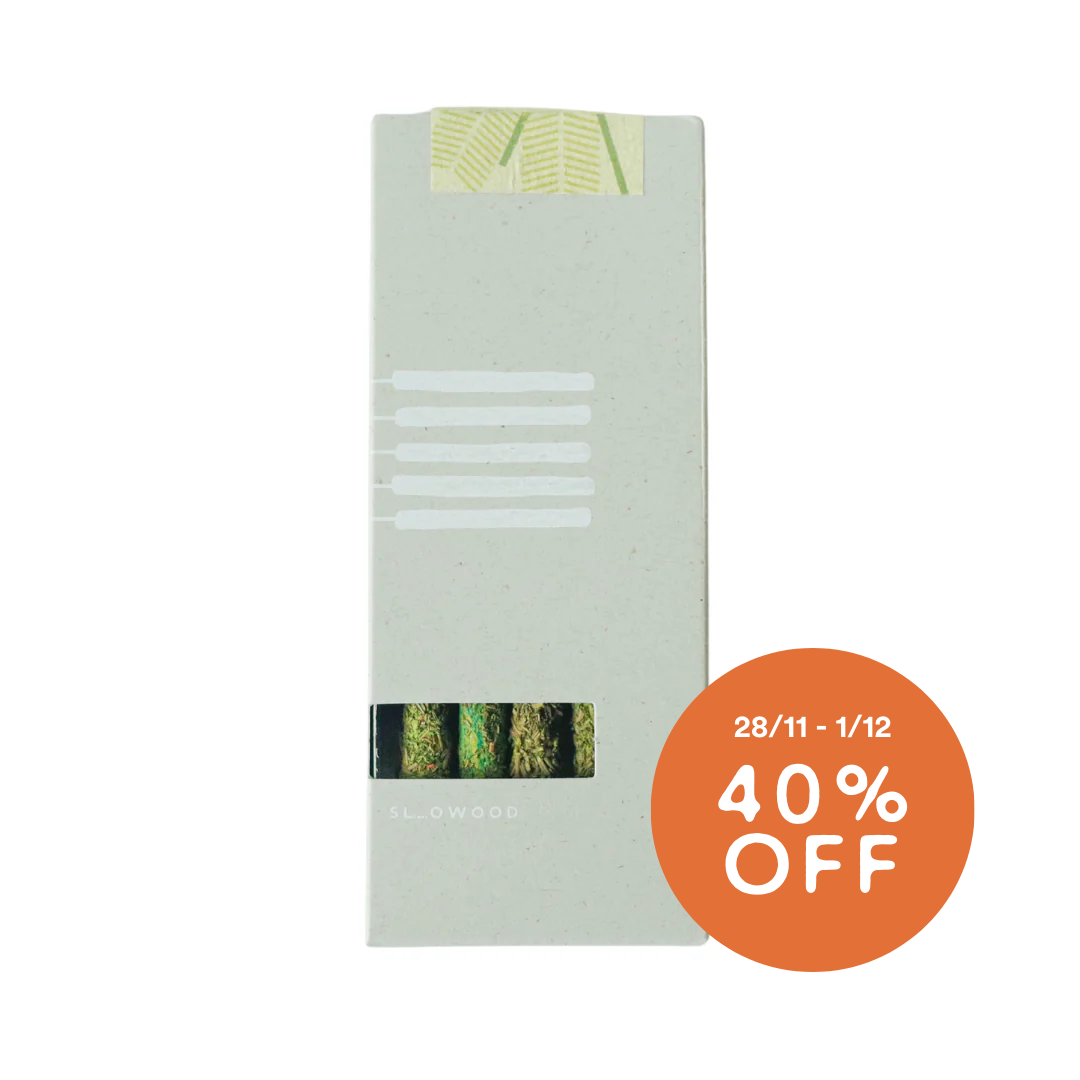 Natural Hand Rolled Incense Sticks (5pcs) Rosemary Leaves