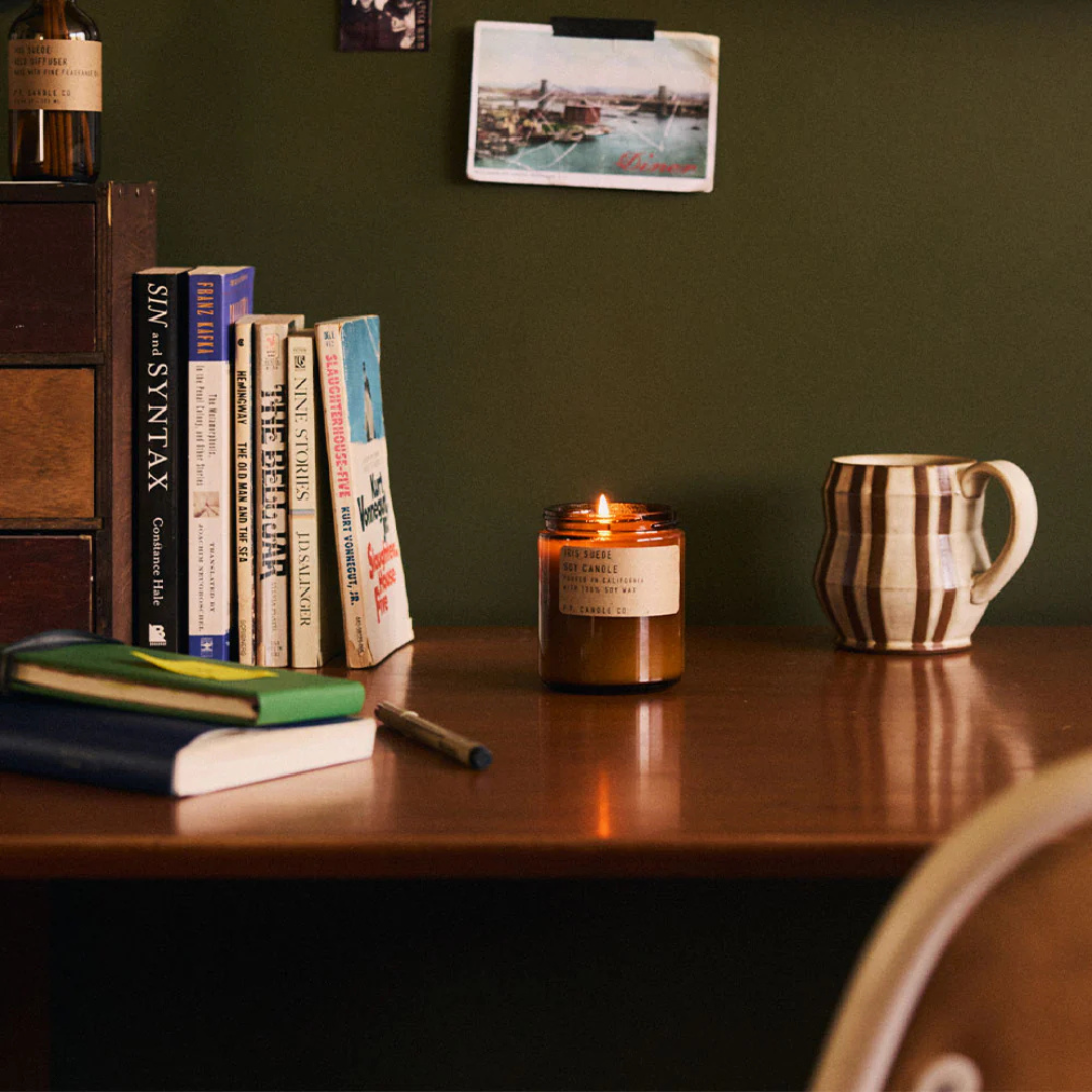 Iris Suede Soy Candle