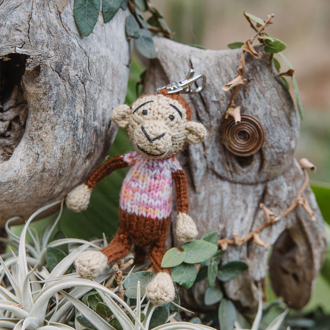 Key Ring: Monkey - Slowood
