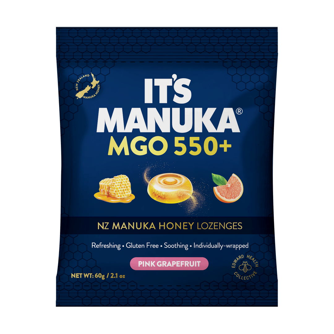 MGO550+ Manuka Lozenges - Pink Grapefruit - Slowood