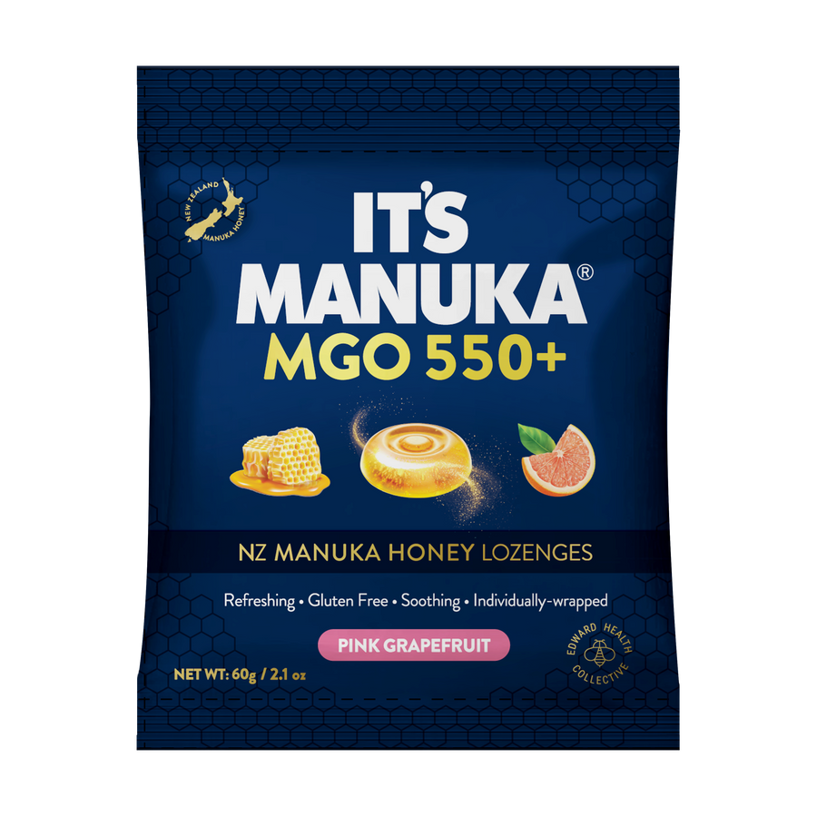 MGO550+ Manuka Lozenges - Pink Grapefruit - Slowood