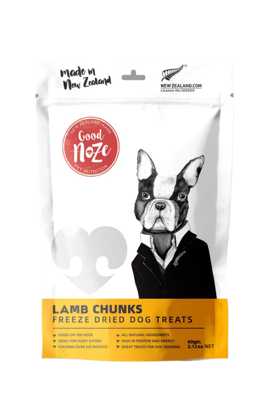 Freeze Dried Treats For Dogs -  NZ mutton chunks 60g - Slowood