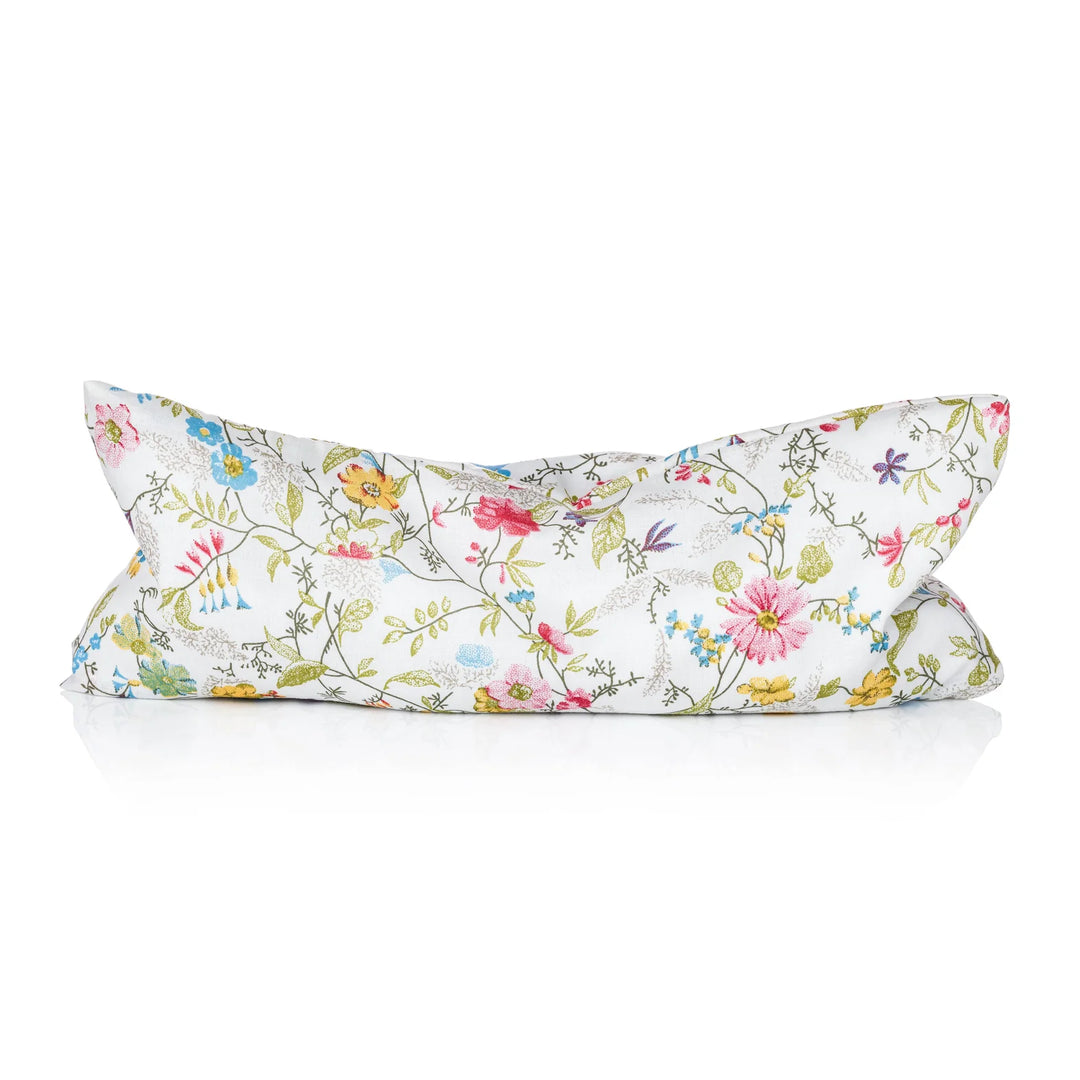 Lavender Relaxation Eye Pillow - Summer Meadow Pattern - Slowood