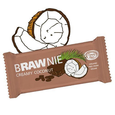 Brownie Creamy Coconut - Vegan Gluten Free - Slowood
