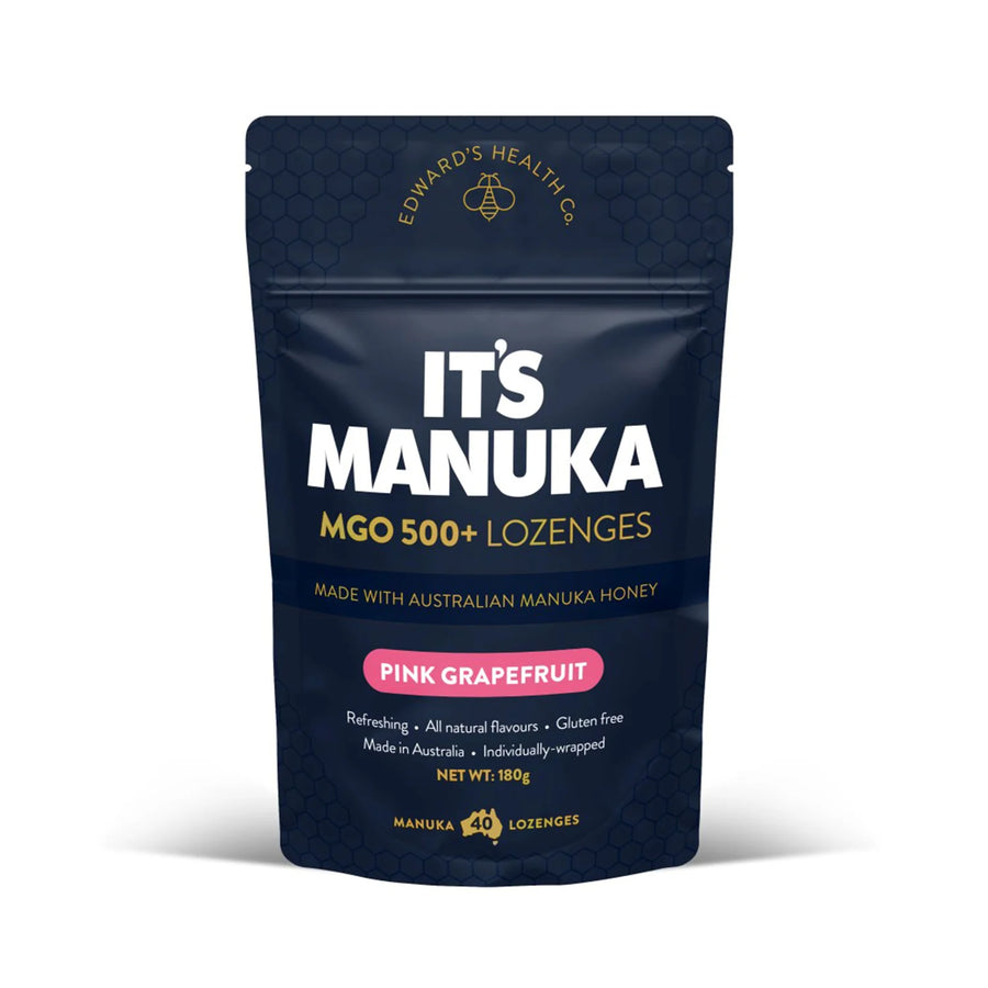 MGO500+ Manuka Lozenges - Pink Grapefruit - Slowood