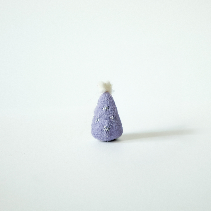 Felt Christmas Tree with Embroidery 6.5cm