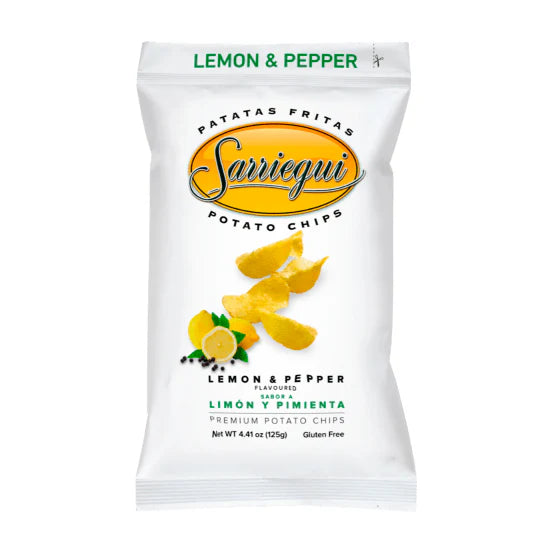 Potato Chips - Lemon & Pepper 125g