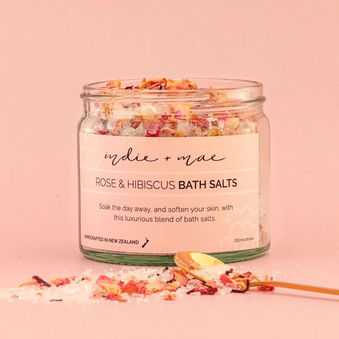 Bath Salt - Rose & Hibiscus