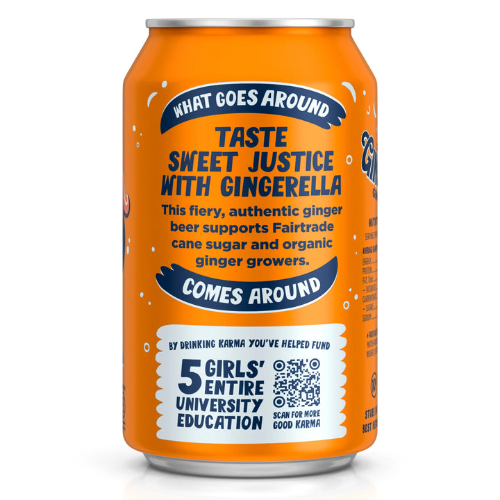 Organic Gingerella Ginger Beer Can 330ml