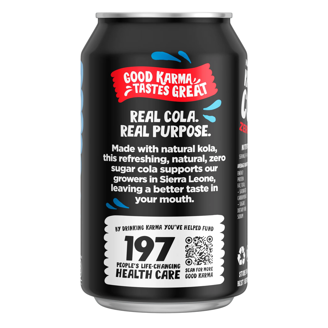 Sugar Free Karma Cola Can 330ml