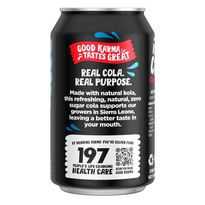 Sugar Free Karma Cola Can 330ml