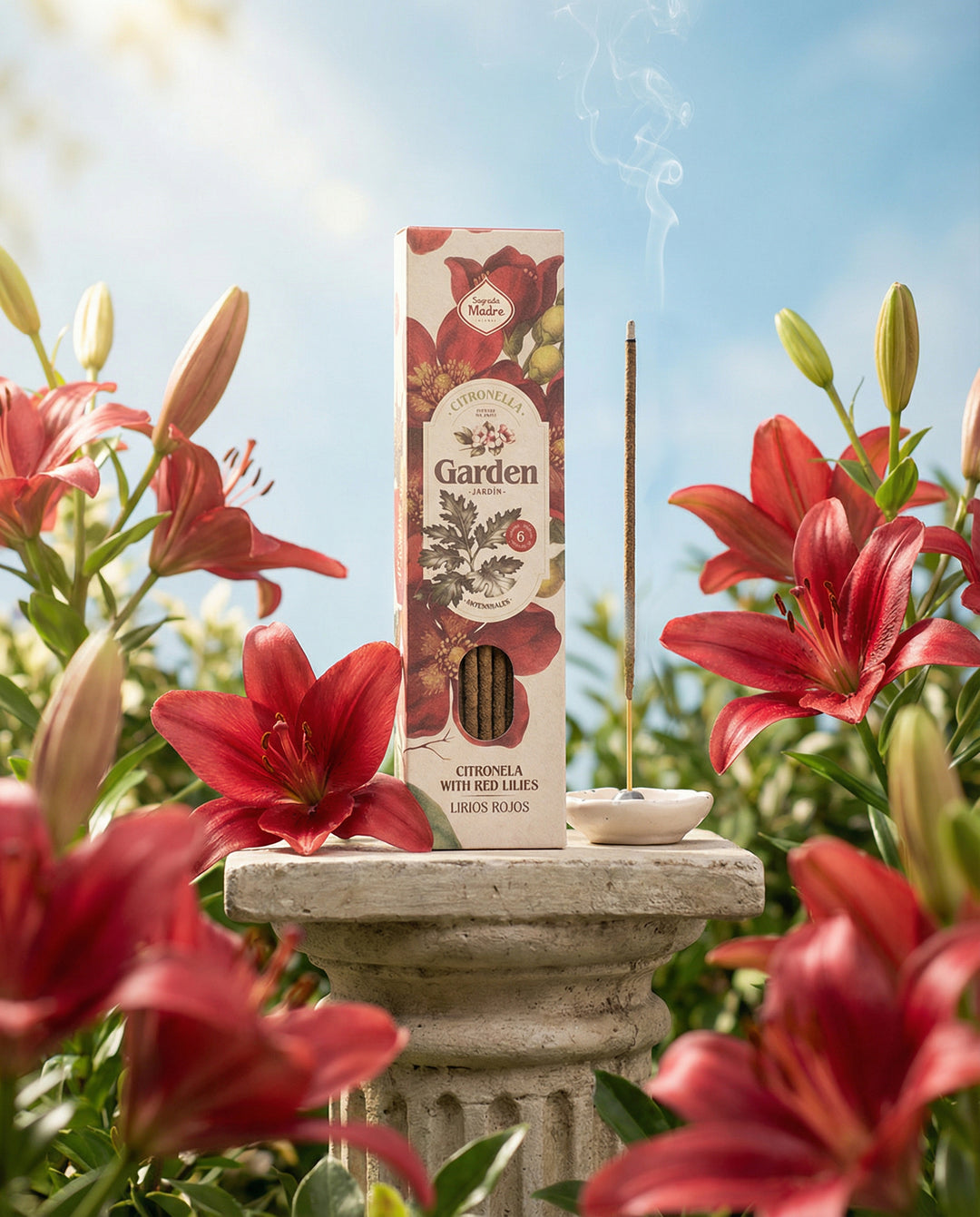 Incense Garden Citronella & Red Lilies - Slowood