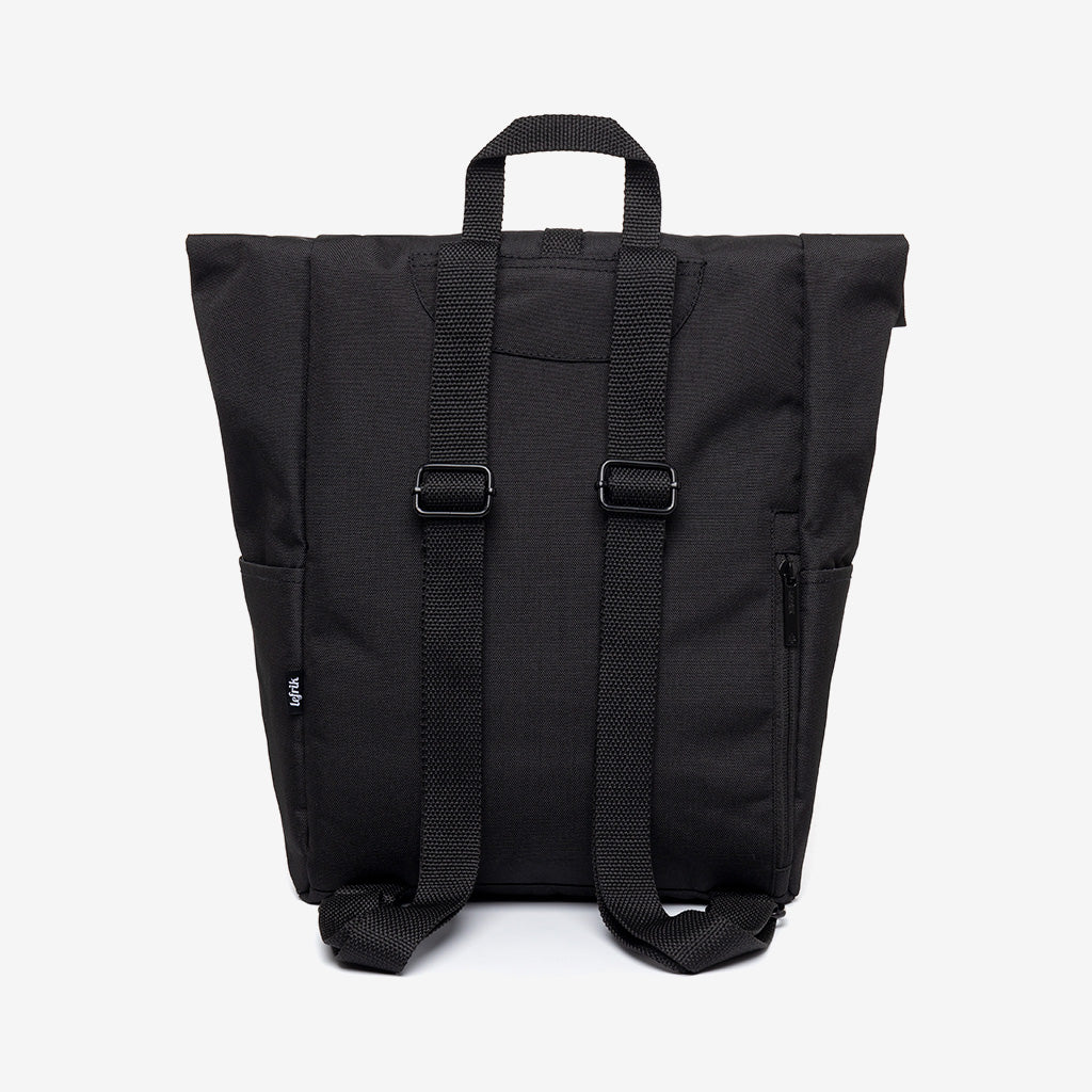 Recycled Roll Mini Backpack - Black