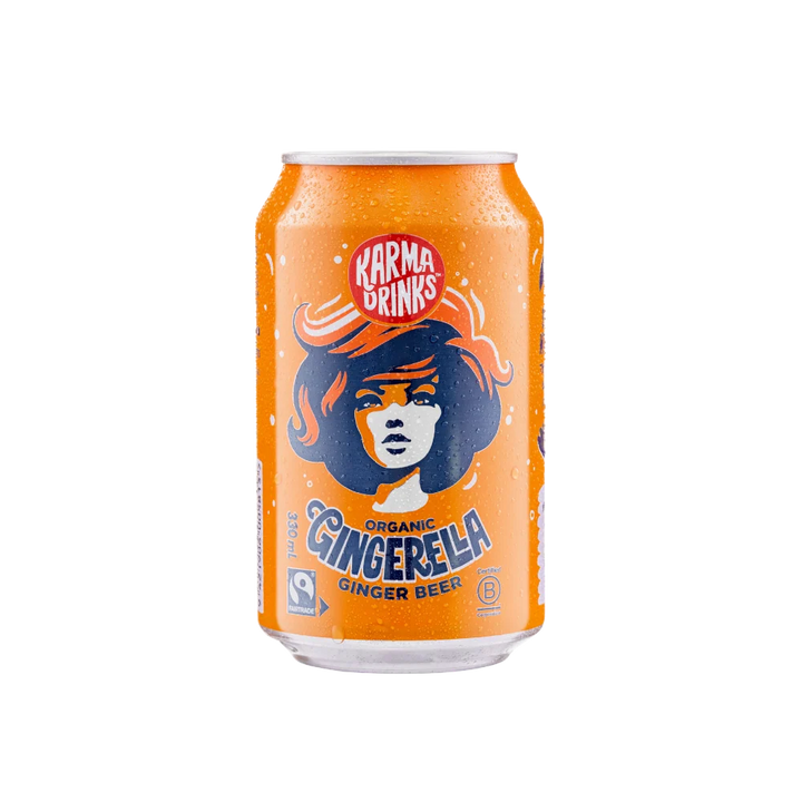 Organic Gingerella Ginger Beer Can 330ml