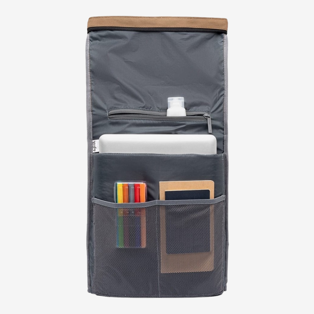 Recycled Roll Backpack - Camel