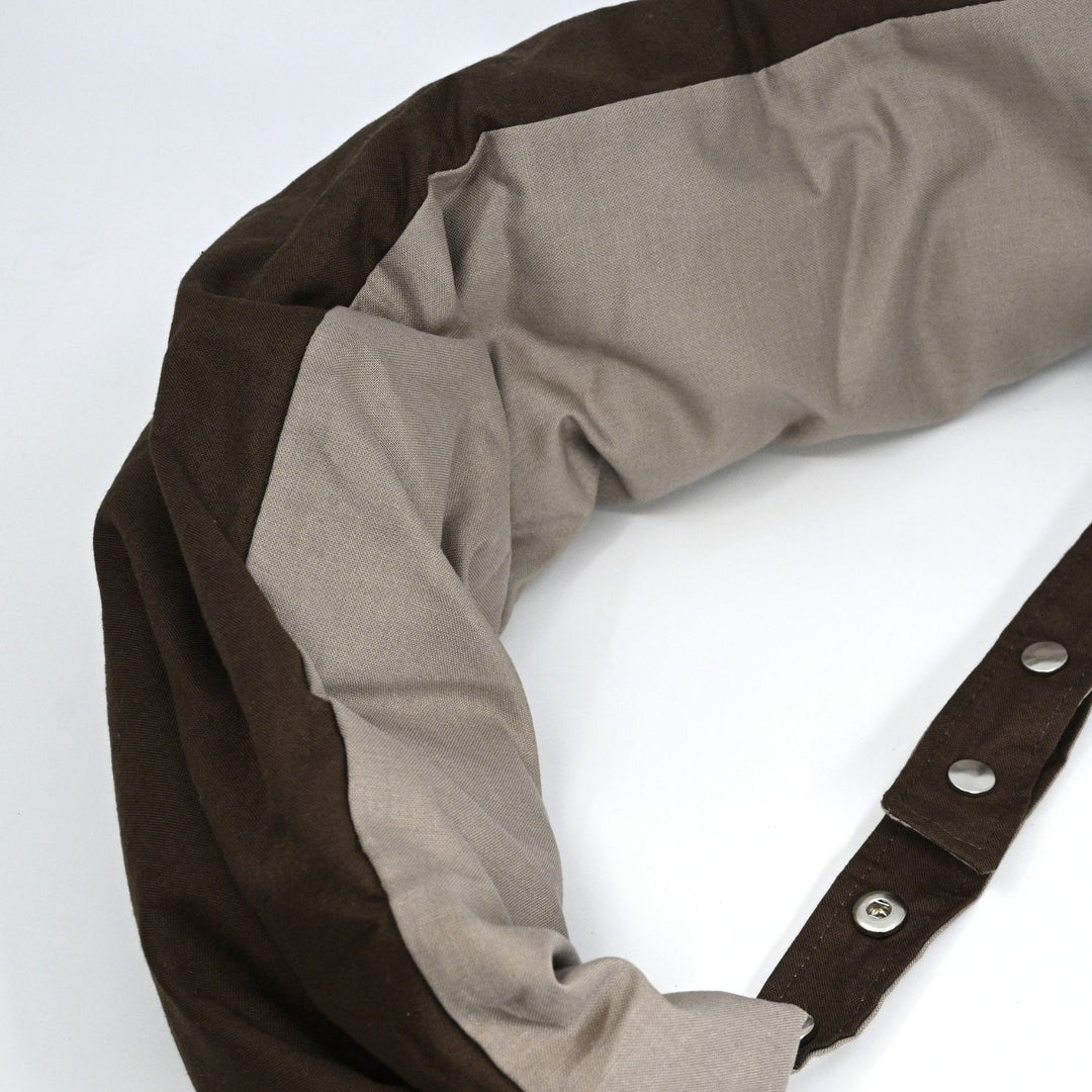 Sweet Dreams Herbal Neck Pillow - Lavender & Flaxseed (Col. Brown combo) - Slowood
