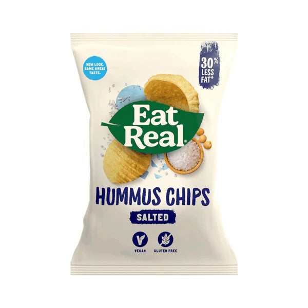 Hummus Chips Sea Salt 45g (Gluten Free & Vegan) - Slowood