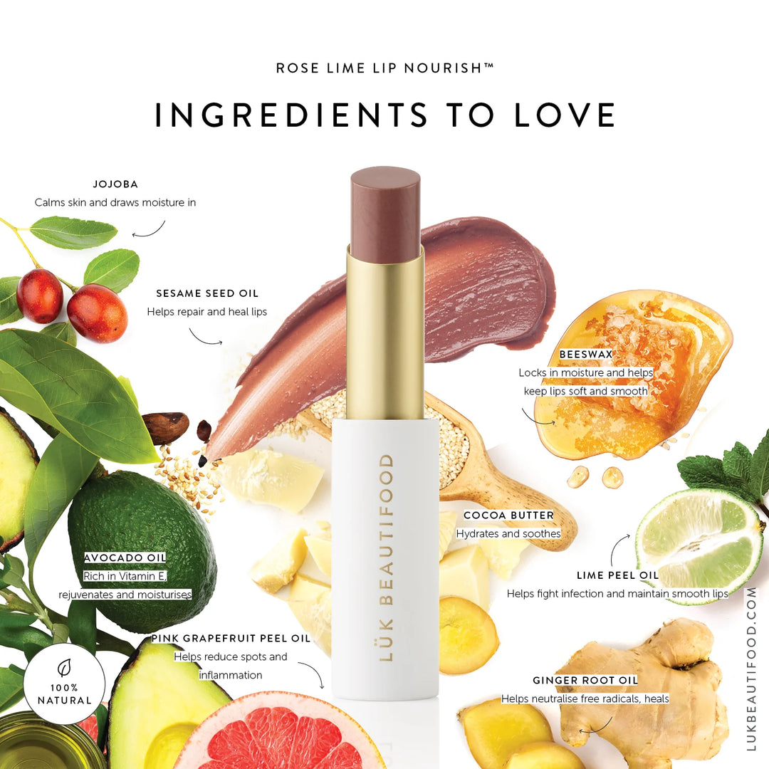 Lip Nourish - Rose Lime 3g