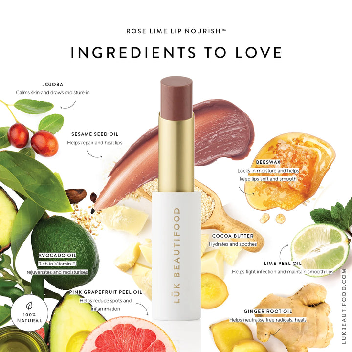 Lip Nourish - Rose Lime 3g