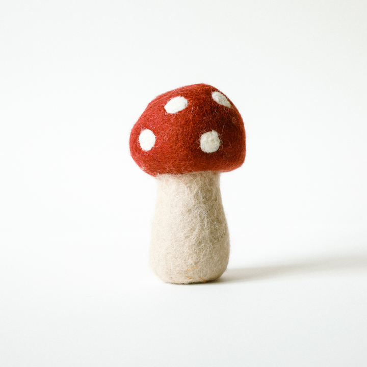 Felt Mushroom Red 11cm