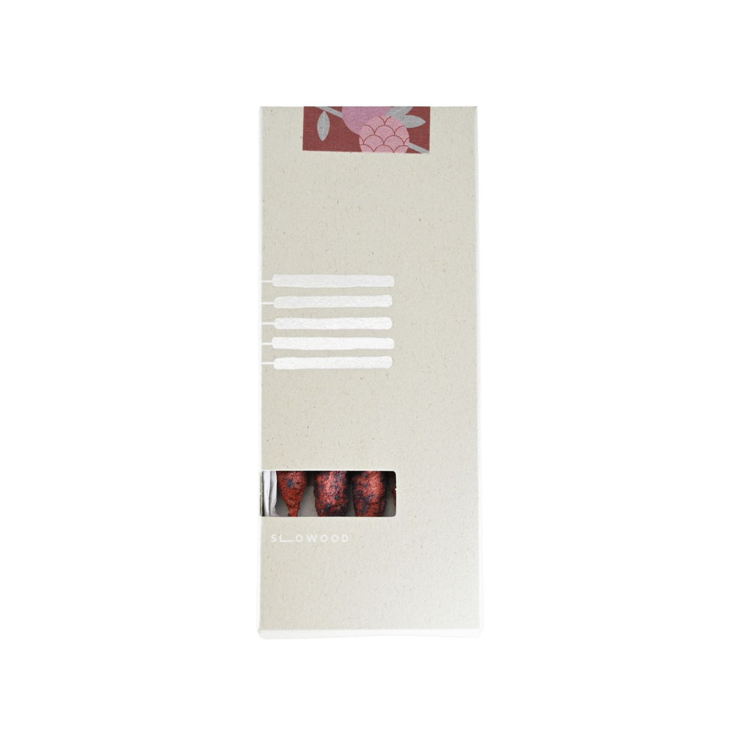 Natural Hand Rolled Incense Sticks (5pcs) Dragon's Blood - Slowood