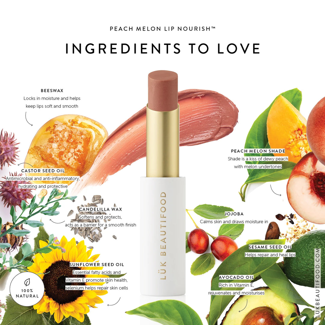 Lip Nourish - Peach Melon 3g