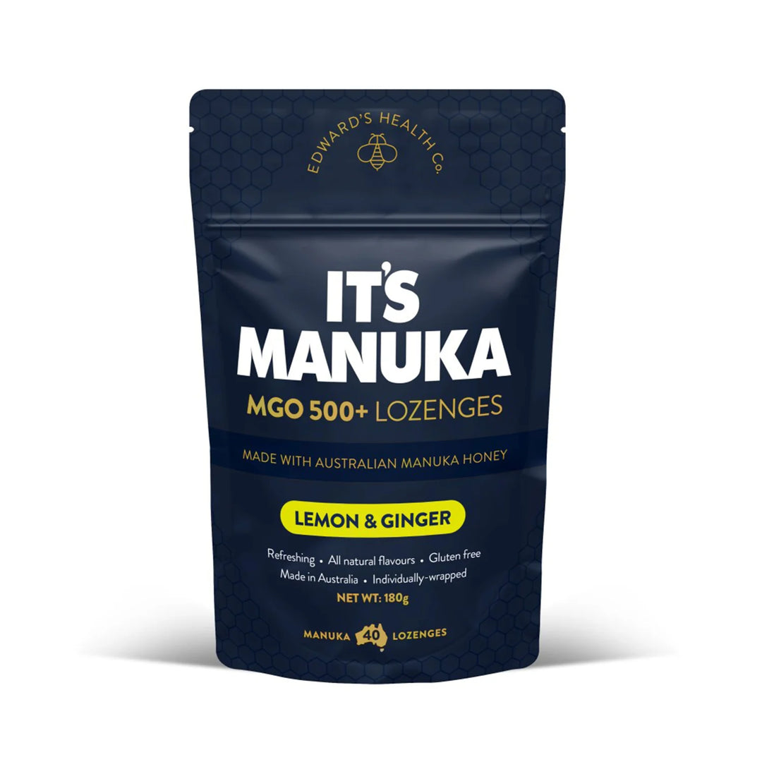 MGO500+ Manuka Lozenges - Lemon Ginger - Slowood
