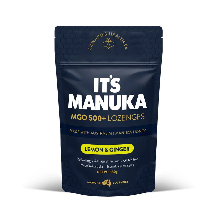 MGO500+ Manuka Lozenges - Lemon Ginger - Slowood