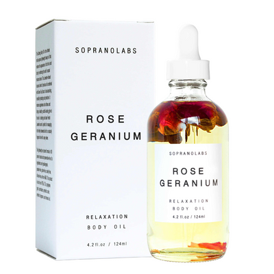 Rose Geranium Relaxation Body Oil - Slowood