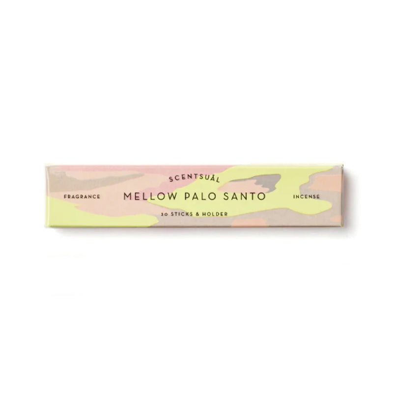 Mellow Palo Santo (30 Sticks & Holder) - Slowood