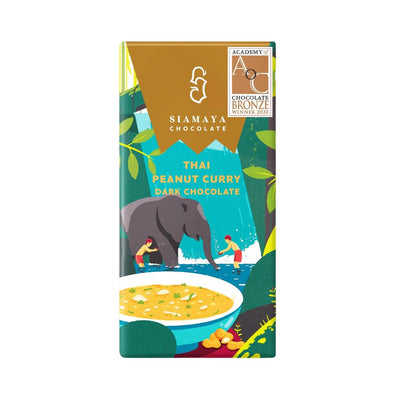 Massaman Peanut Curry 60% Dark Chocolate - Slowood