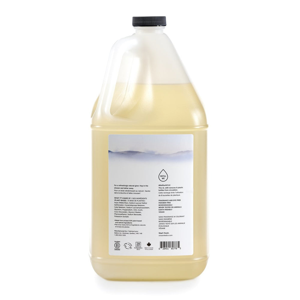 Unscented Co. | Body Soap | 3.78L in refill bottle - Slowood
