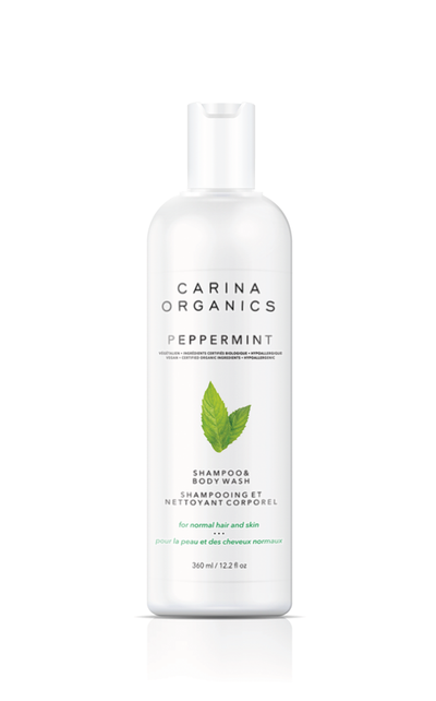 Shampoo & Body Wash  - Peppermint 360ml - Slowood