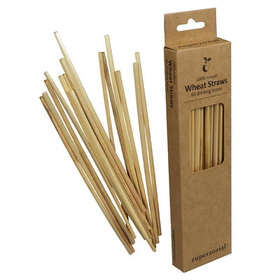 Wheat Straws, compostable set/60 - Slowood