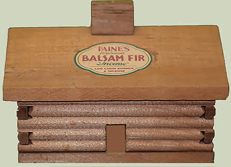 Small Cabin Burner with Balsam Fir Incense