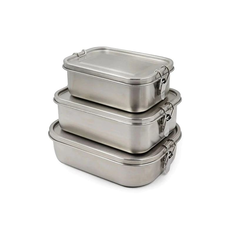 Leakproof Stainless Steel Lunch Box - 1200ml - Slowood