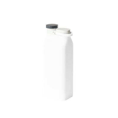 Foldable Silicone Water Bottle 600ml - White - Slowood