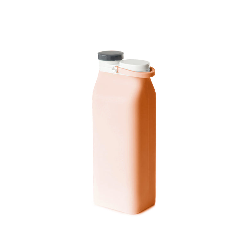 Foldable Silicone Water Bottle 600Ml - Orange - Slowood