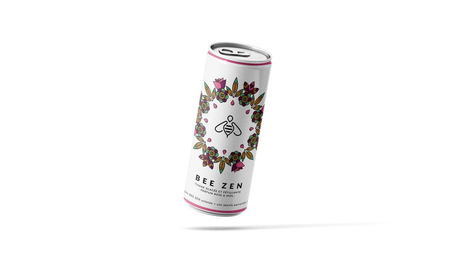 Organic Rose & Honey Sparkling Herbal Tea 250ml - Slowood