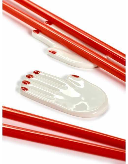 CHOPSTICK HOLDER (2x) INCL. CHOPSTICKS (4x) TABLE NOMADE - Slowood