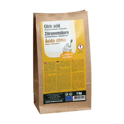 Citric Acid 1kg Kraft Bag - Slowood