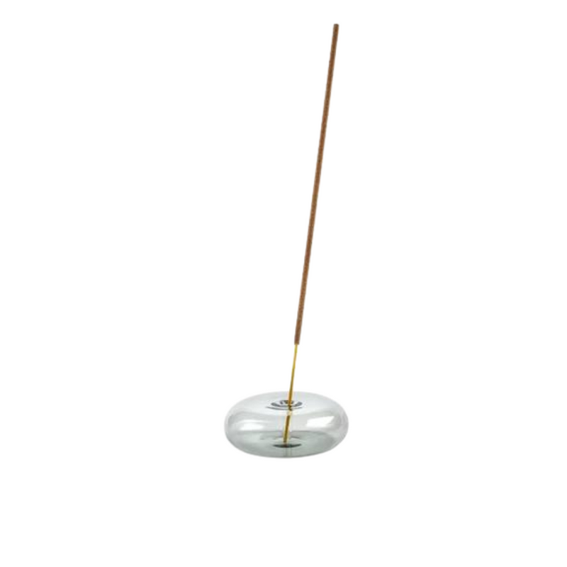Glass Incense Holder - Clear - Slowood