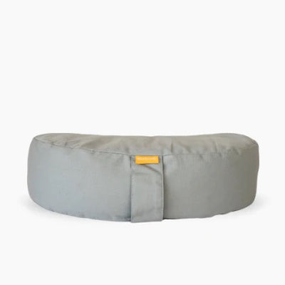 Halfmoon Meditation Cushion (Grey) - Slowood