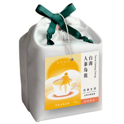 Taiwan Ginseng Oolong Tea Bag in Can (10pcs) - Slowood